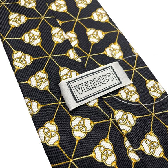 Versus Versace Silk Classic Tie - Picture 8 of 9